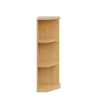 LZ 3 - 3 kancelářská skříň, rohová, pravá, 1107x360x400, javor horský